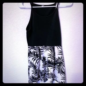 Black and white women’s dress, “like new”